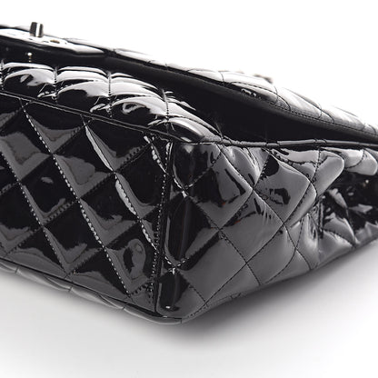 Chanel Patent Quilted Maxi Single Flap Black 10 of 10