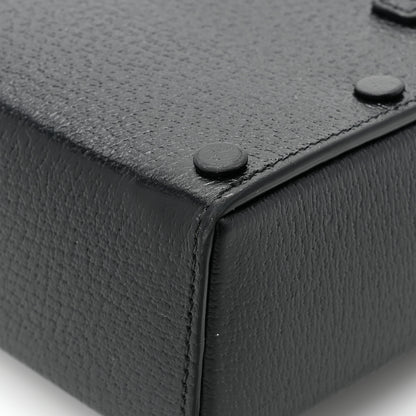 Gucci Textured Dollar Calfskin Mini Horsebit 1955 Crossbody Bag Black 17 of 17