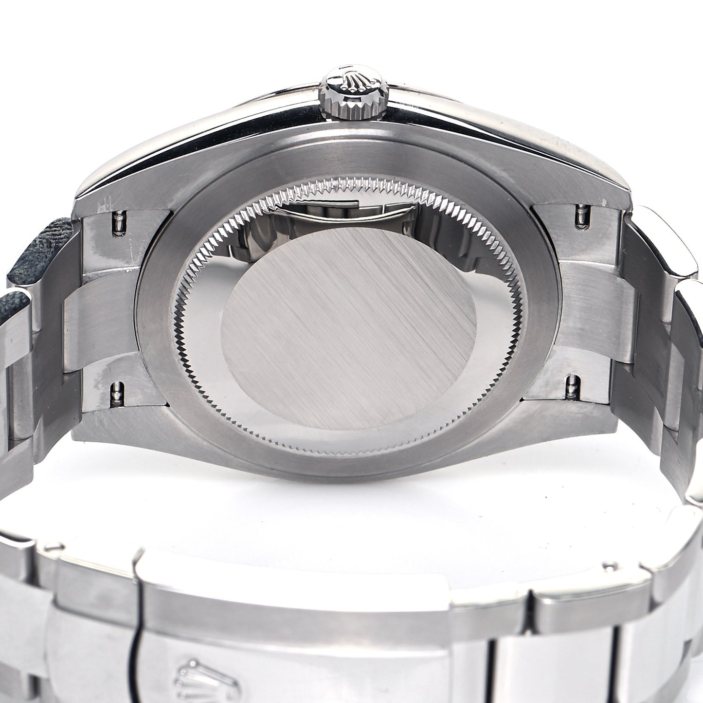 Stainless Steel 18K White Gold 41mm Oyster Perpetual Datejust Watch Azzurro Blue Roman 126334