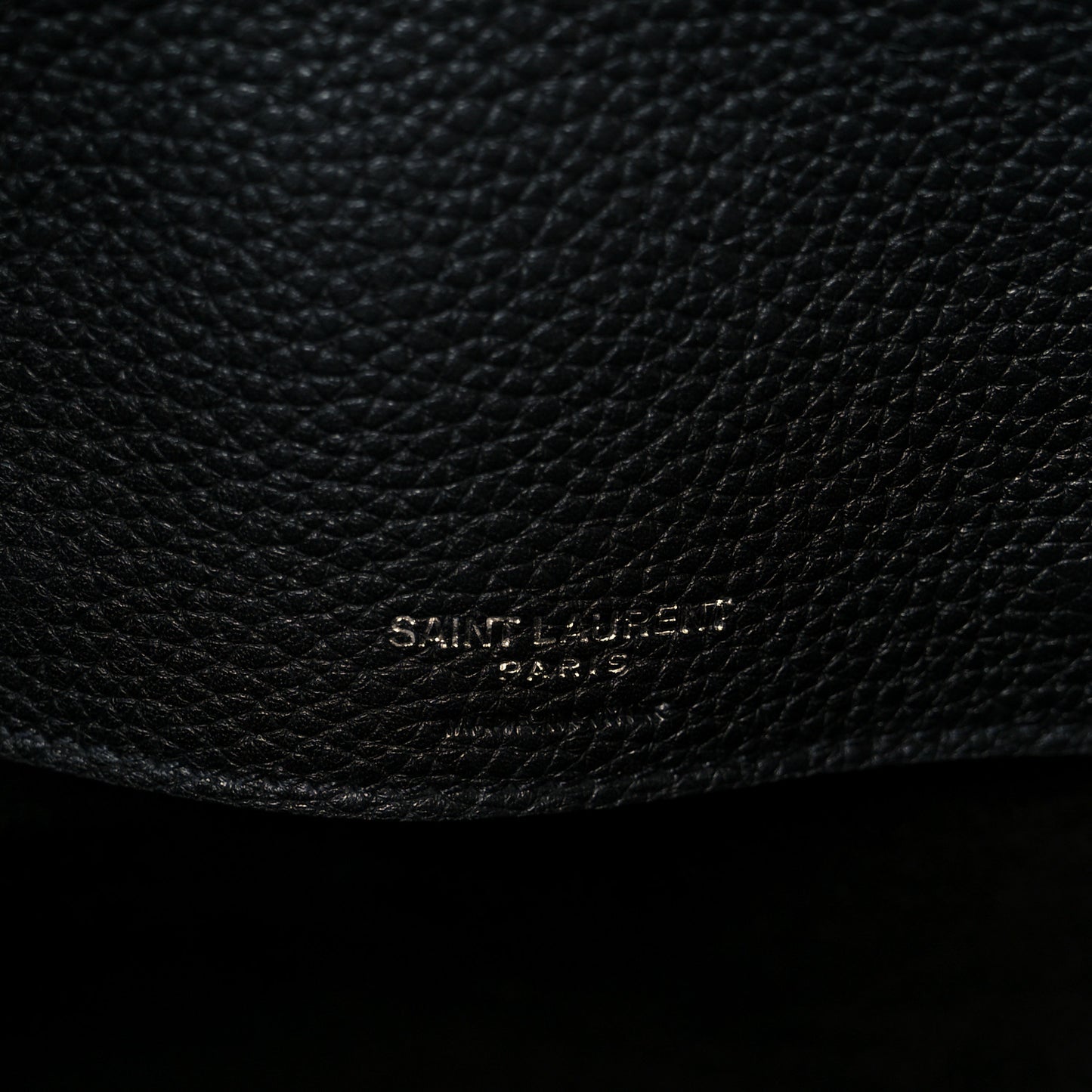 Grained Calfskin Small Supple Sac De Jour Black