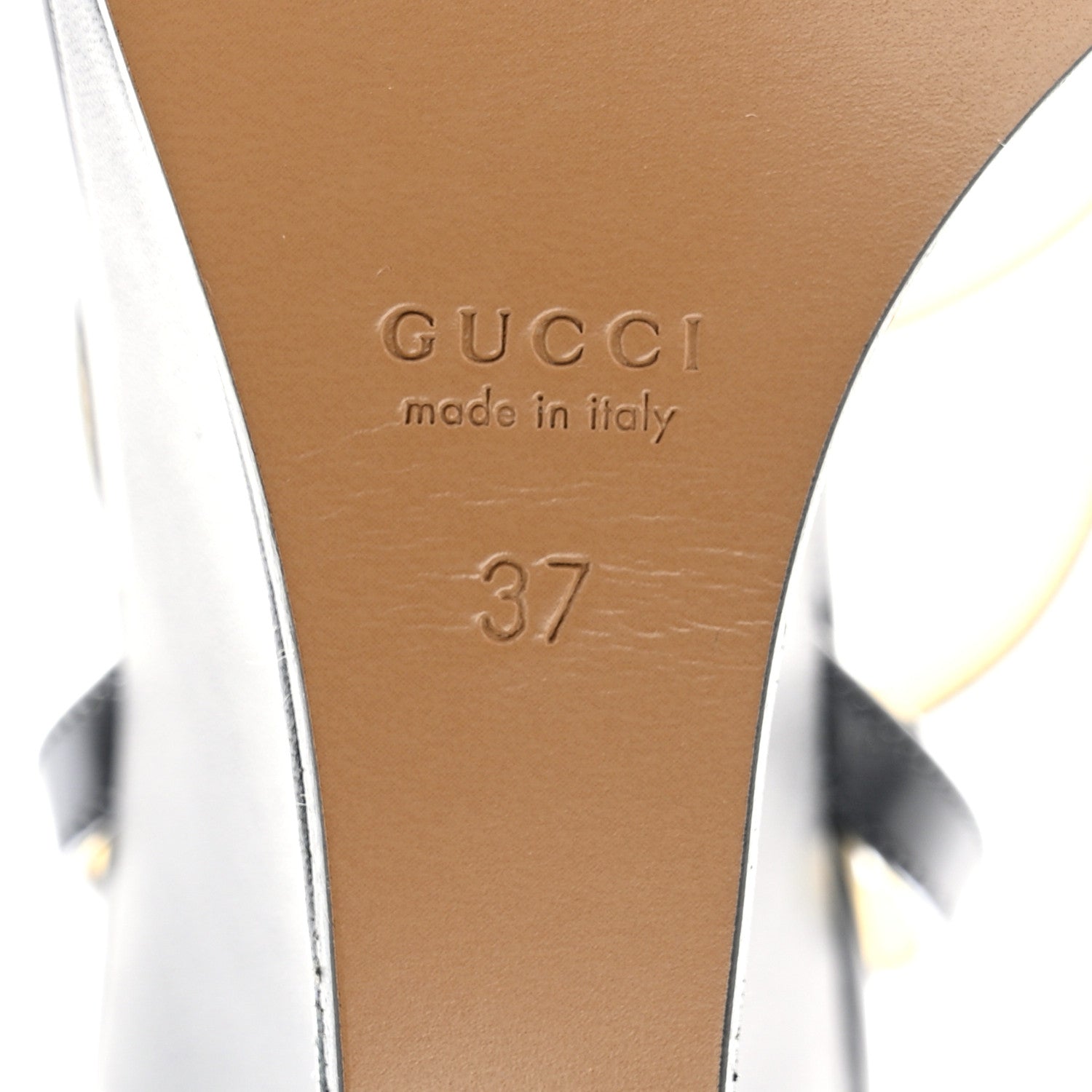 Gucci Regent Calfskin Crystal Snake Head Sandals 37 Black 6 of 8