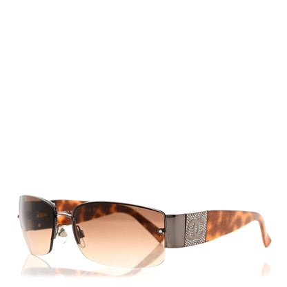 Chanel Crystal CC Sunglasses 4117-B Tortoise 1 of 8