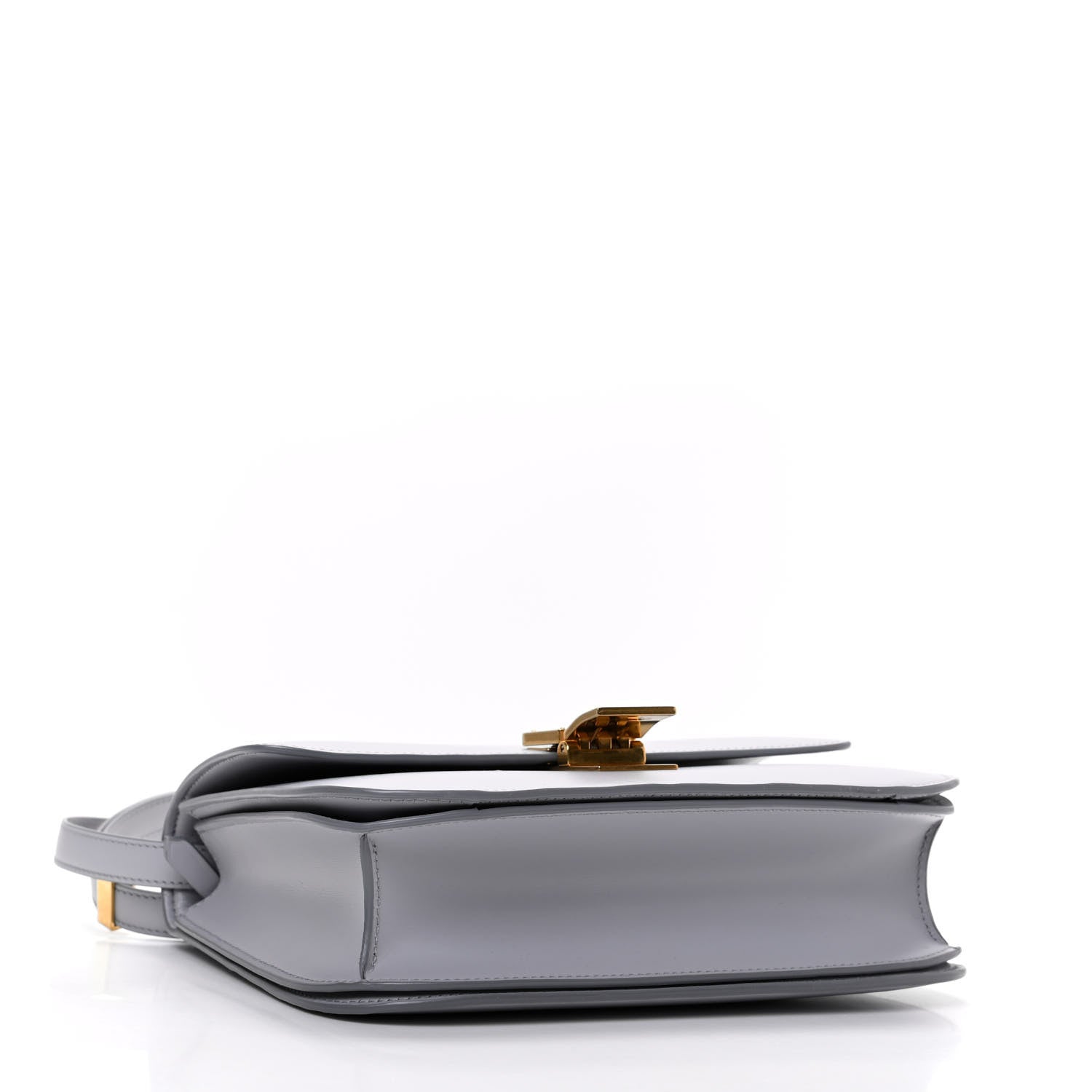 Celine Box Calfskin Medium Classic Box Flap Bag Light Grey 4 of 11