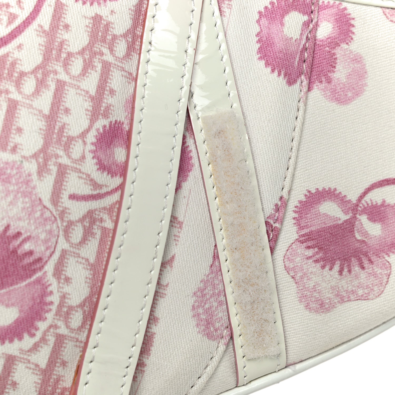 Christian Dior Monogram Floral Saddle Bag Pink 12 of 18