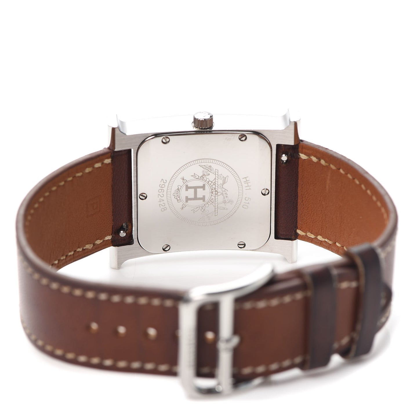 Stainless Steel Barenia 26mm Heure H Hour Quartz Watch Fauve