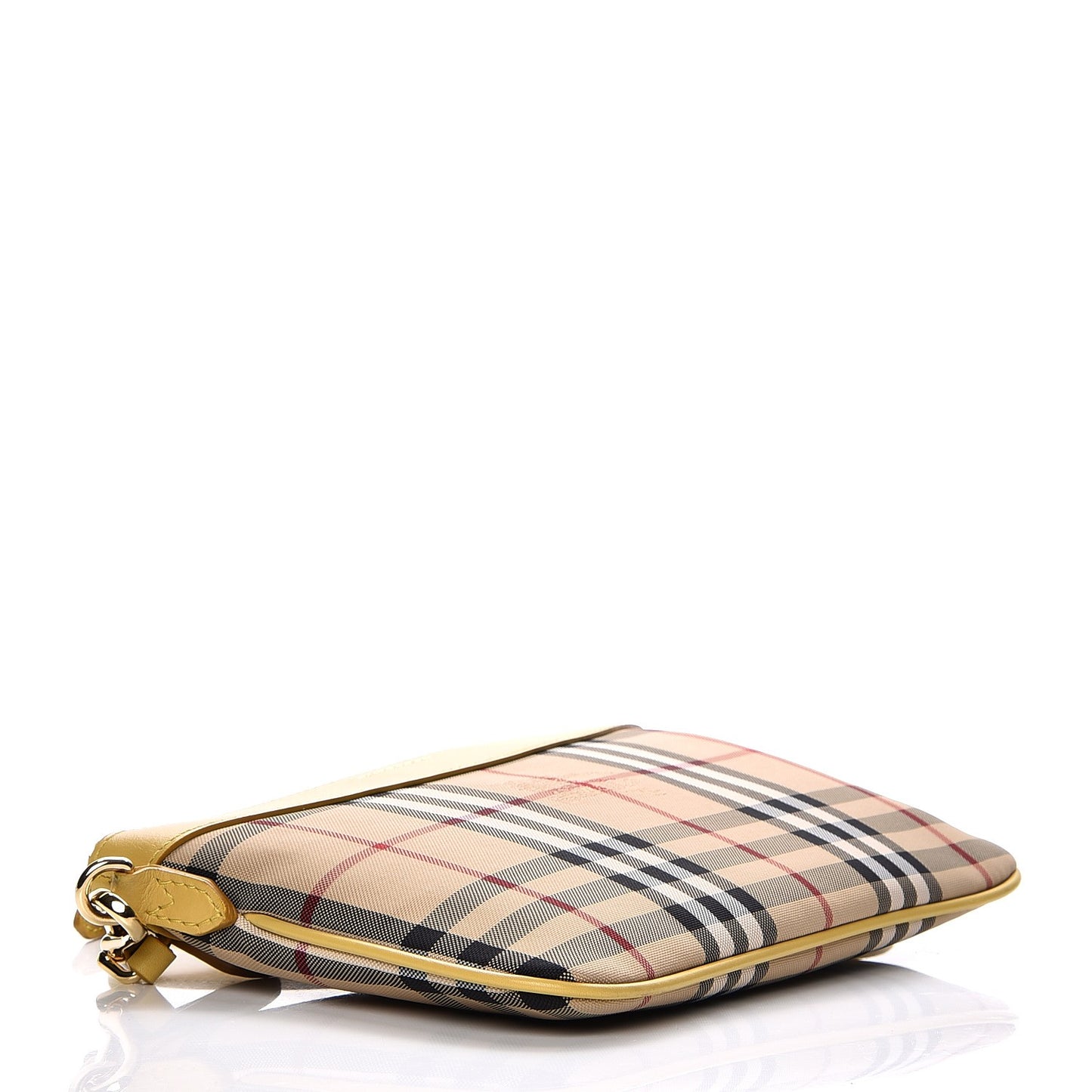 Horseferry Check Peyton Crossbody Clutch Bag Yellow