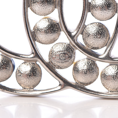 Chanel Pearl CC Brooch Blue Gold 4 of 4