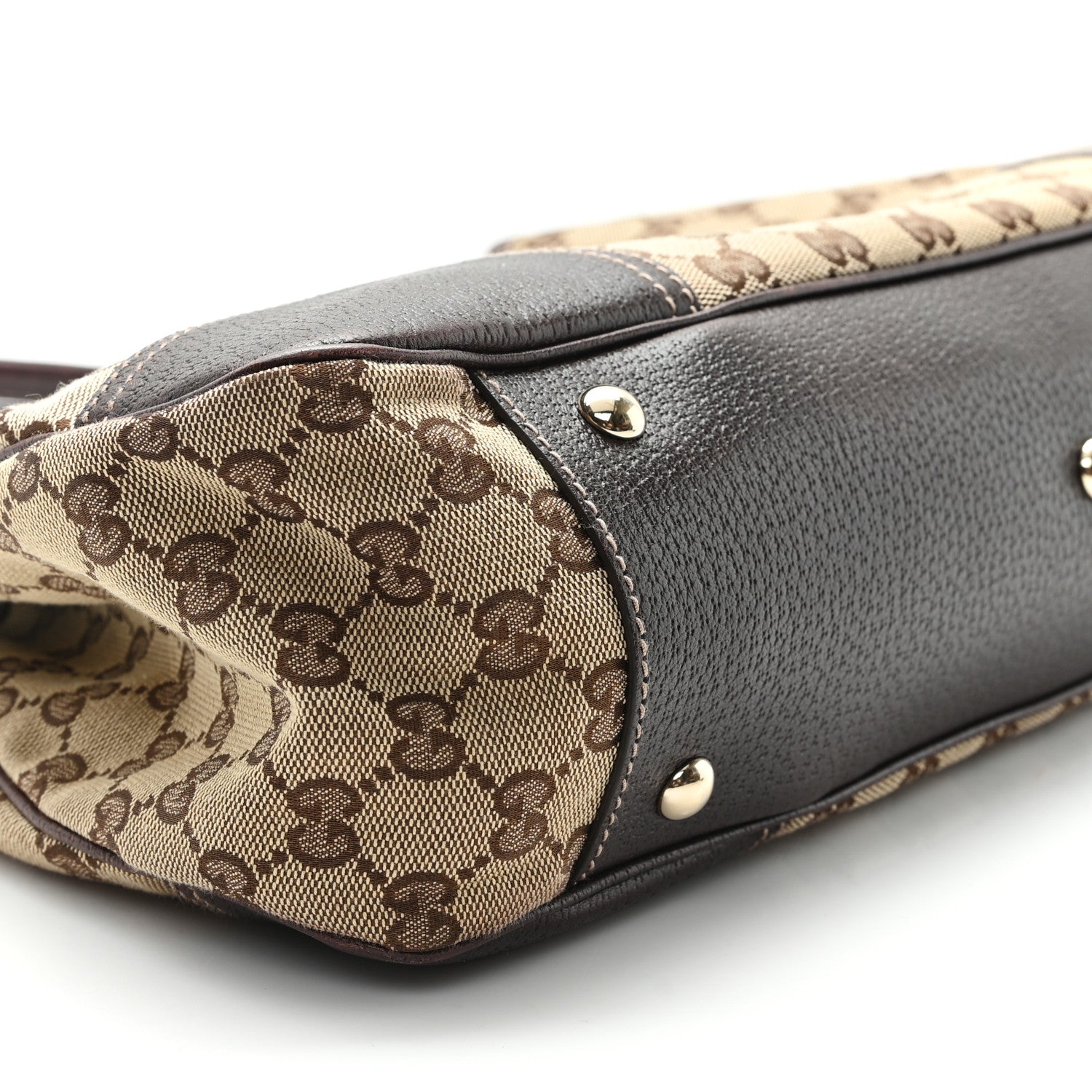 Gucci Monogram Medium Princy Tote Dark Brown 9 of 12