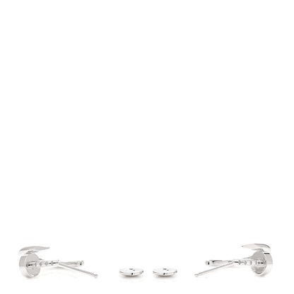 Cartier 18K White Gold Juste Un Clou Hoop Earrings 3 of 6