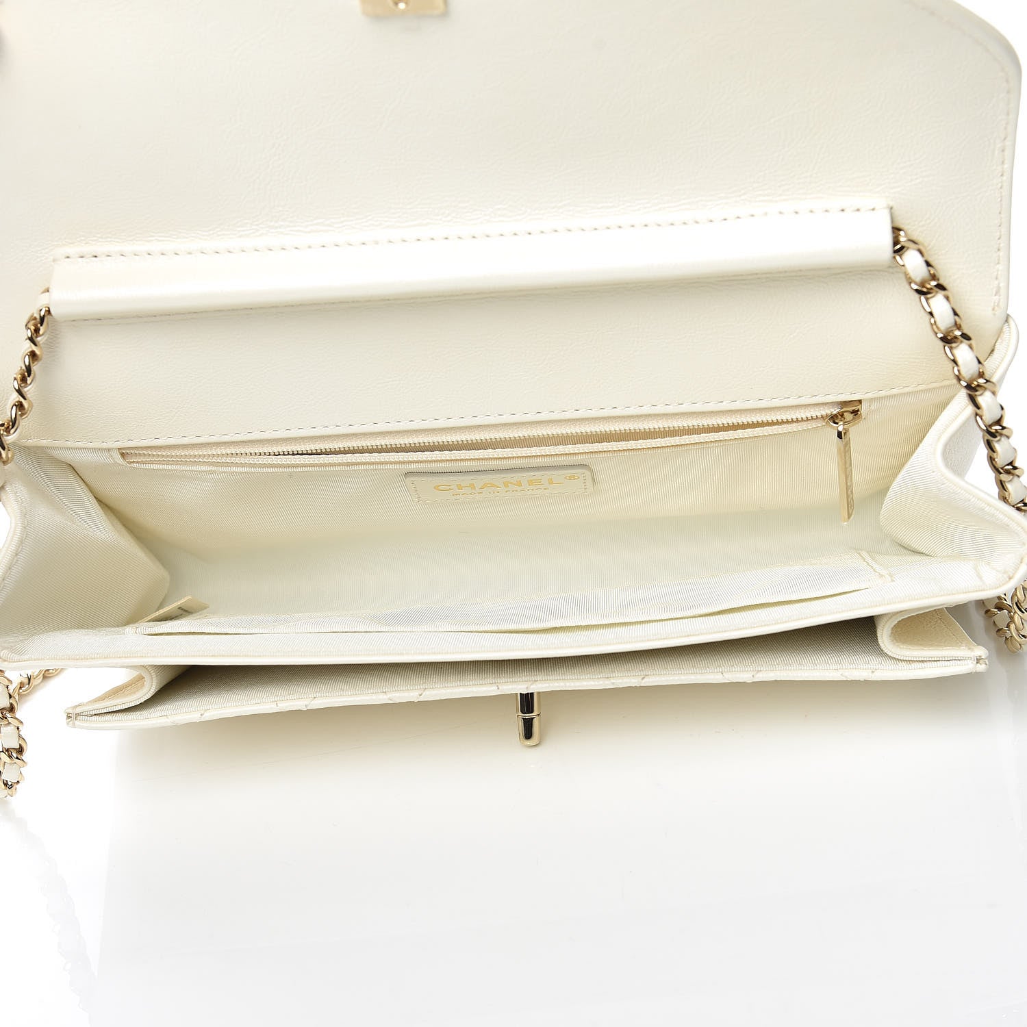 Chanel Iridescent Calfskin Smart Pocket Flap Bag White 5 of 11