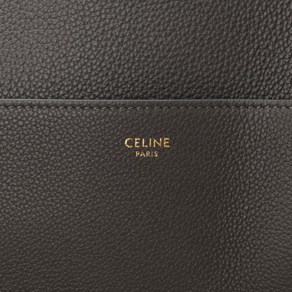 Celine Soft Grained Calfskin Sangle Bucket Bag Kohl 6 of 10