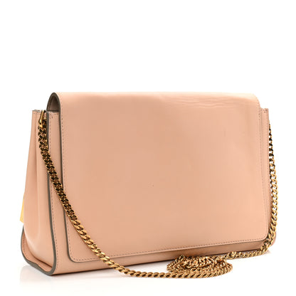 Chloe Lambskin Medium Elle Chain Clutch Nude 3 of 11