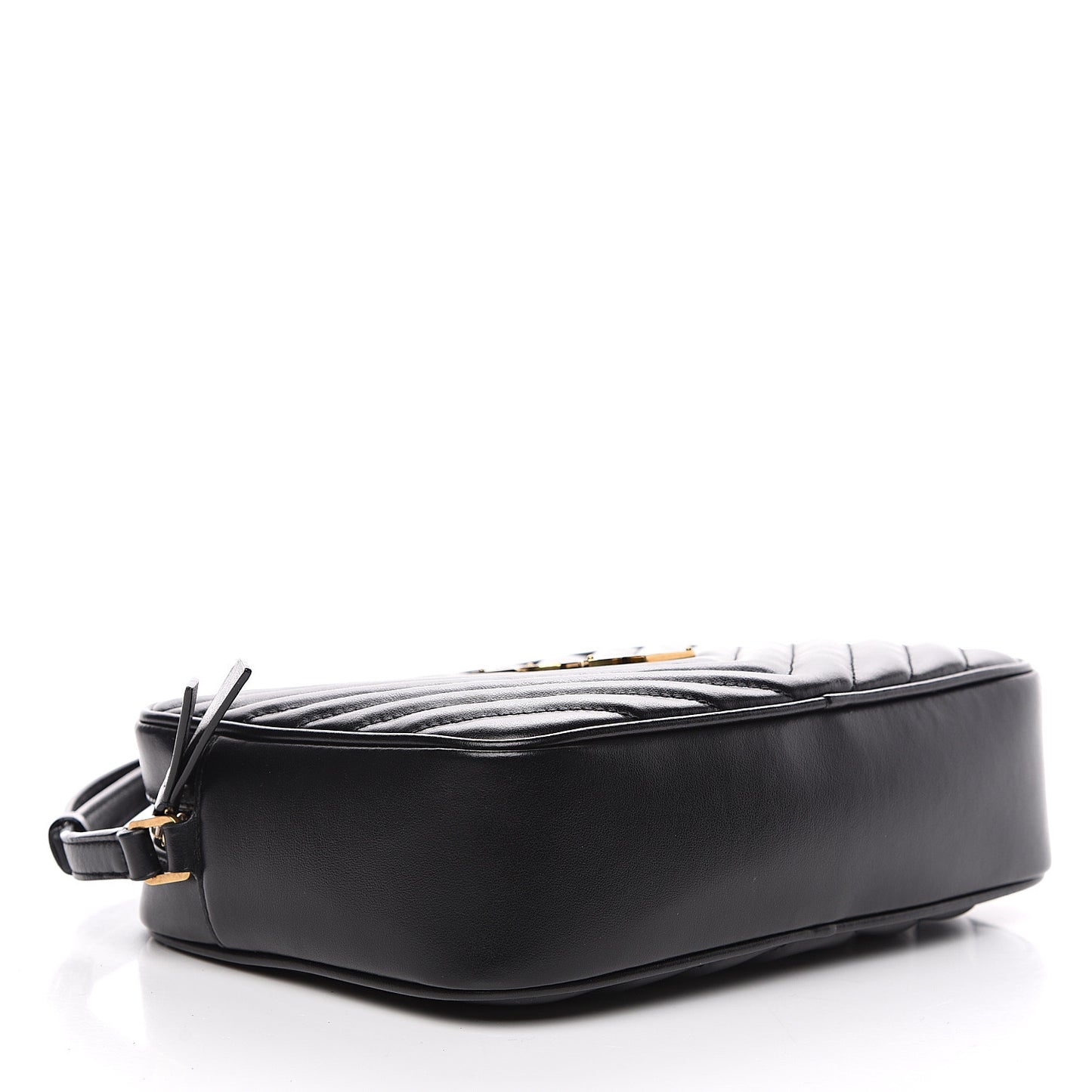 Calfskin Matelasse Monogram Lou Camera Bag Black