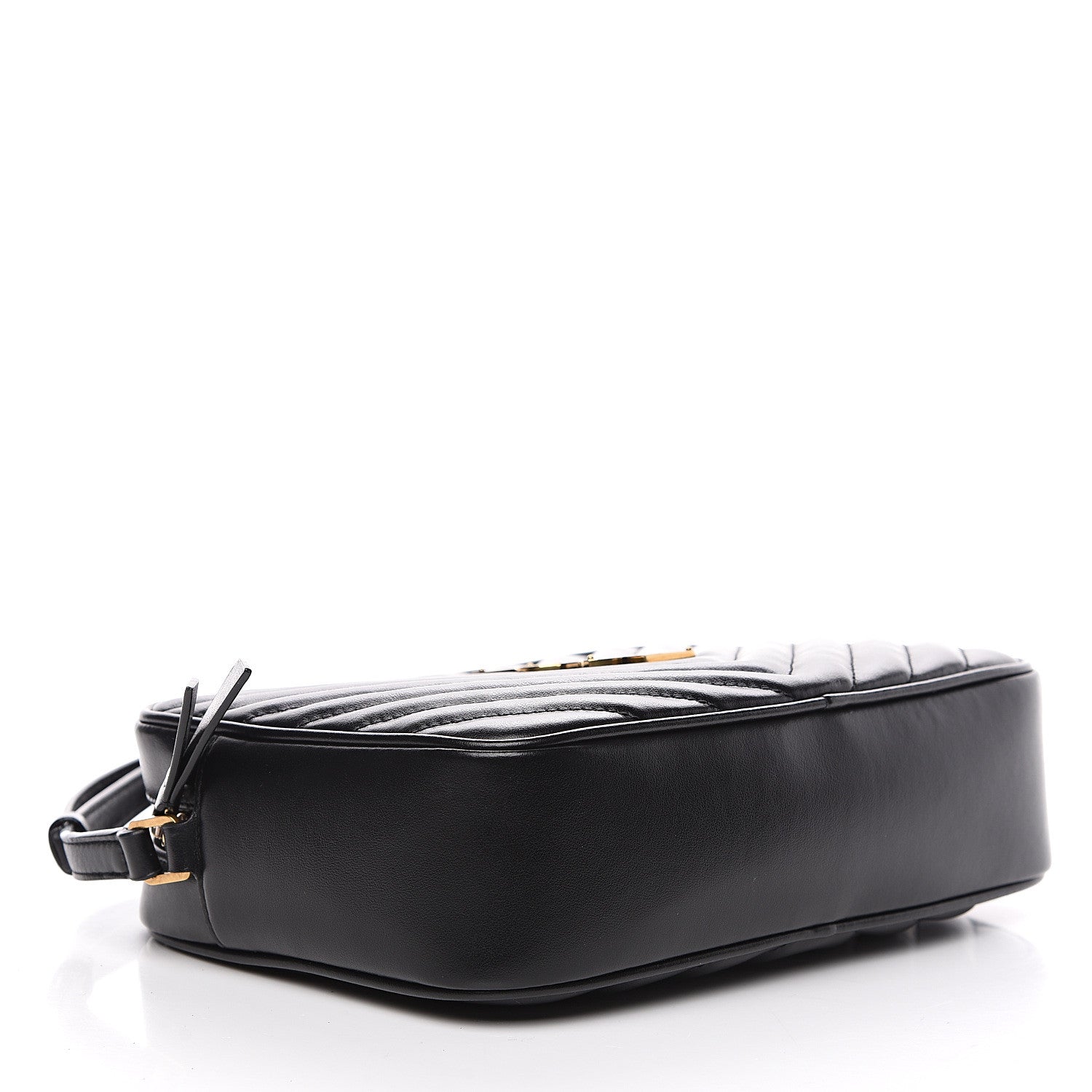 Saint Laurent Calfskin Matelasse Monogram Lou Camera Bag Black 3 of 8