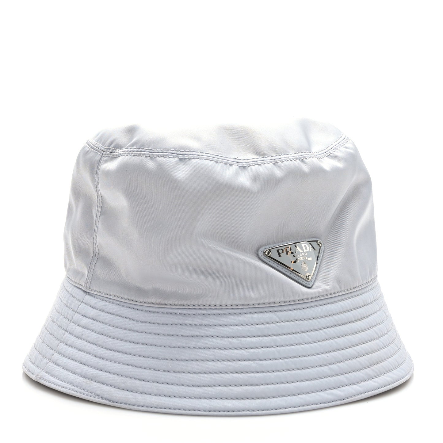 Re-Nylon Metal Triangle Logo Womens Bucket Hat S Fiordaliso