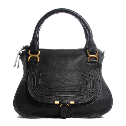 Chloe Calfskin Medium Marcie Satchel Black 1 of 11