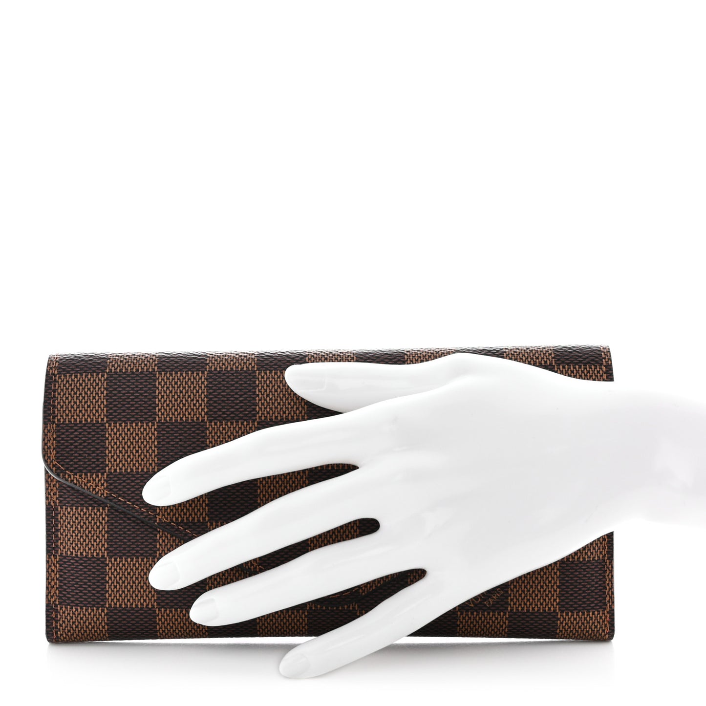 Damier Ebene Josephine Wallet Red
