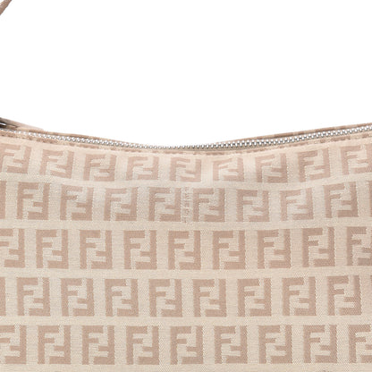 Fendi Zucchino Cuoio Pochette Beige Tortora Pietra 10 of 12