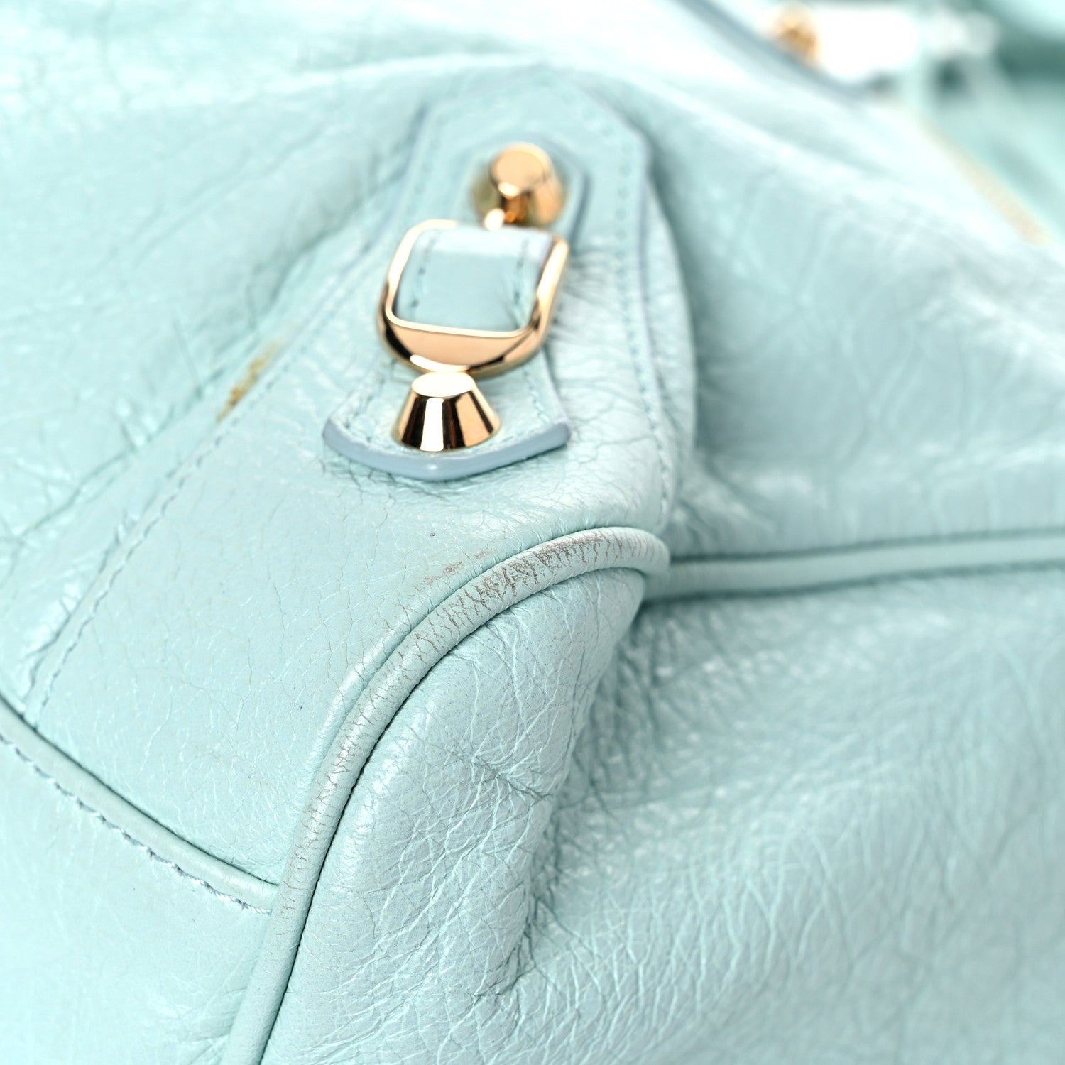 Balenciaga Agneau Classic Gold Hardware Velo Bleu Maldives 8 of 25