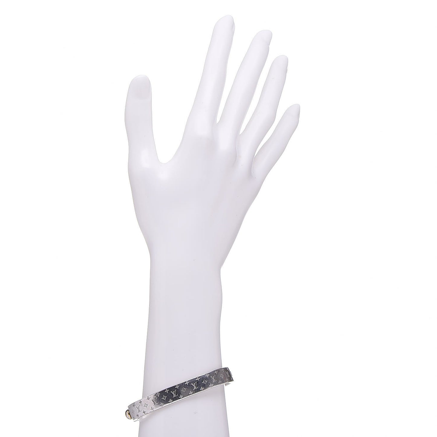 Palladium Monogram Nanogram Cuff M