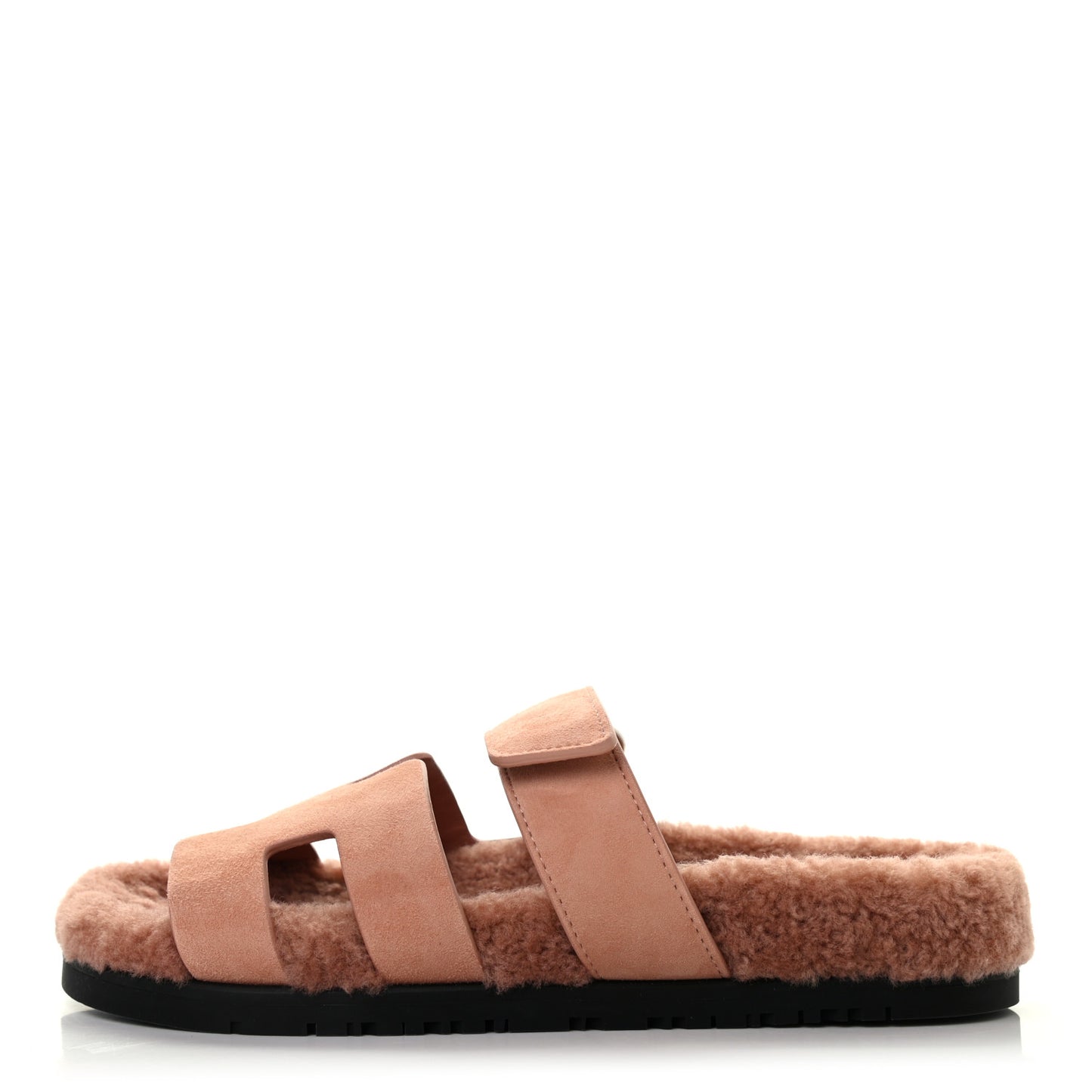 Suede Goatskin Woolskin Womens Chypre Sandals 37 Rose Aube