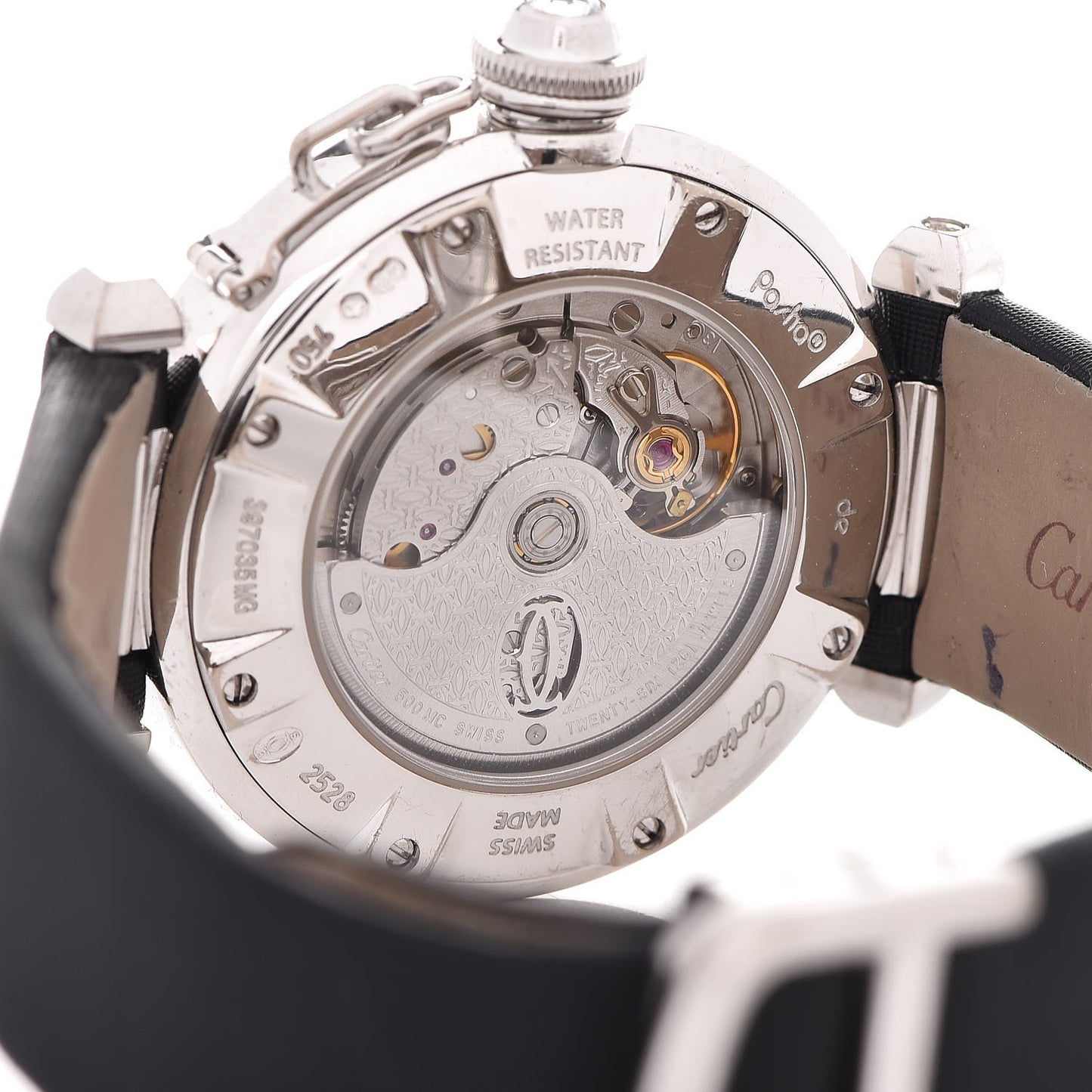 18K White Gold Satin Diamond Bezel 32mm Pasha C Automatic Watch