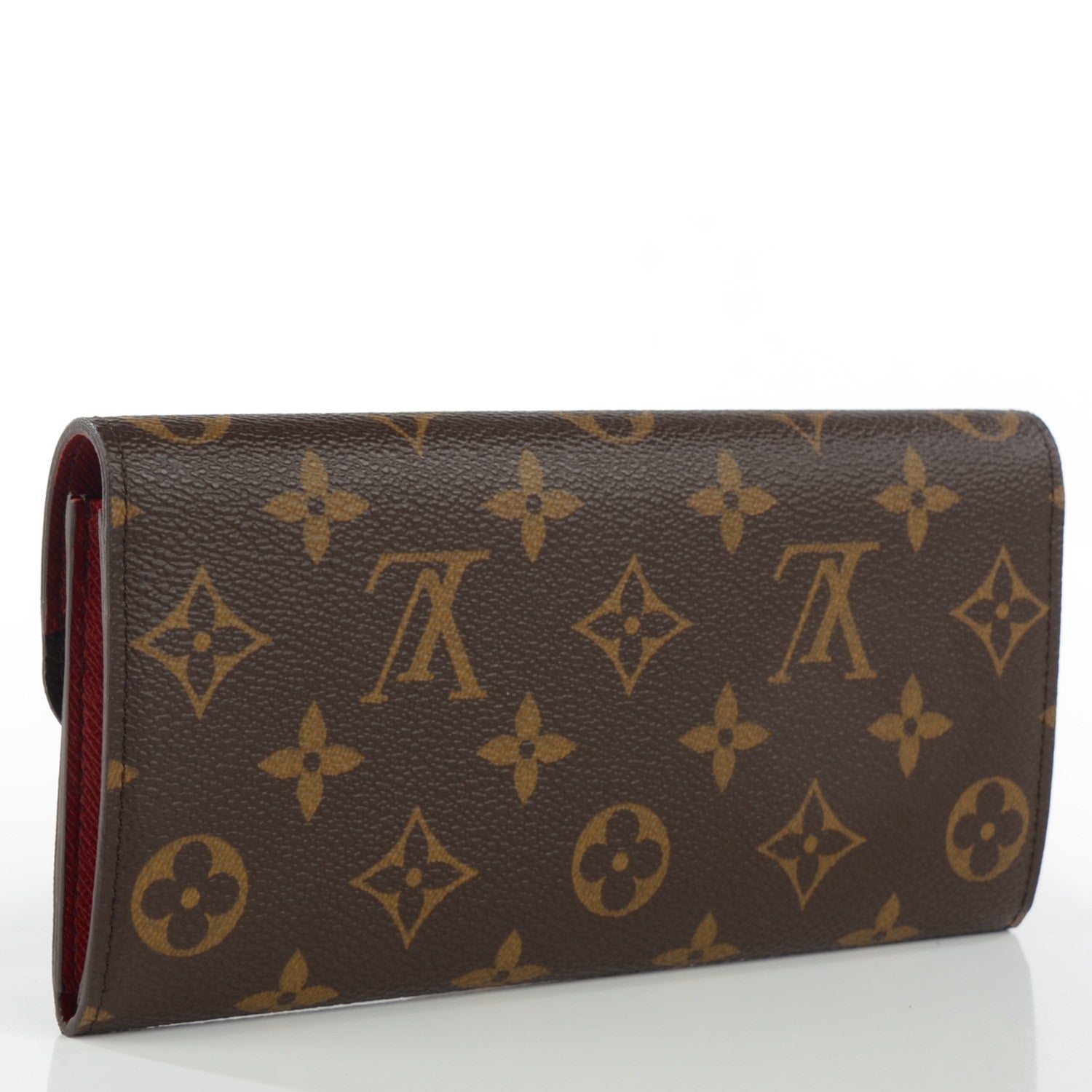Louis Vuitton Monogram Emilie Wallet Red 3 of 7