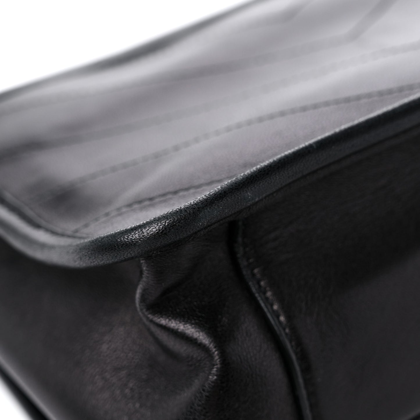 Lambskin Matelasse Monogram Baby Niki Chain Satchel Black