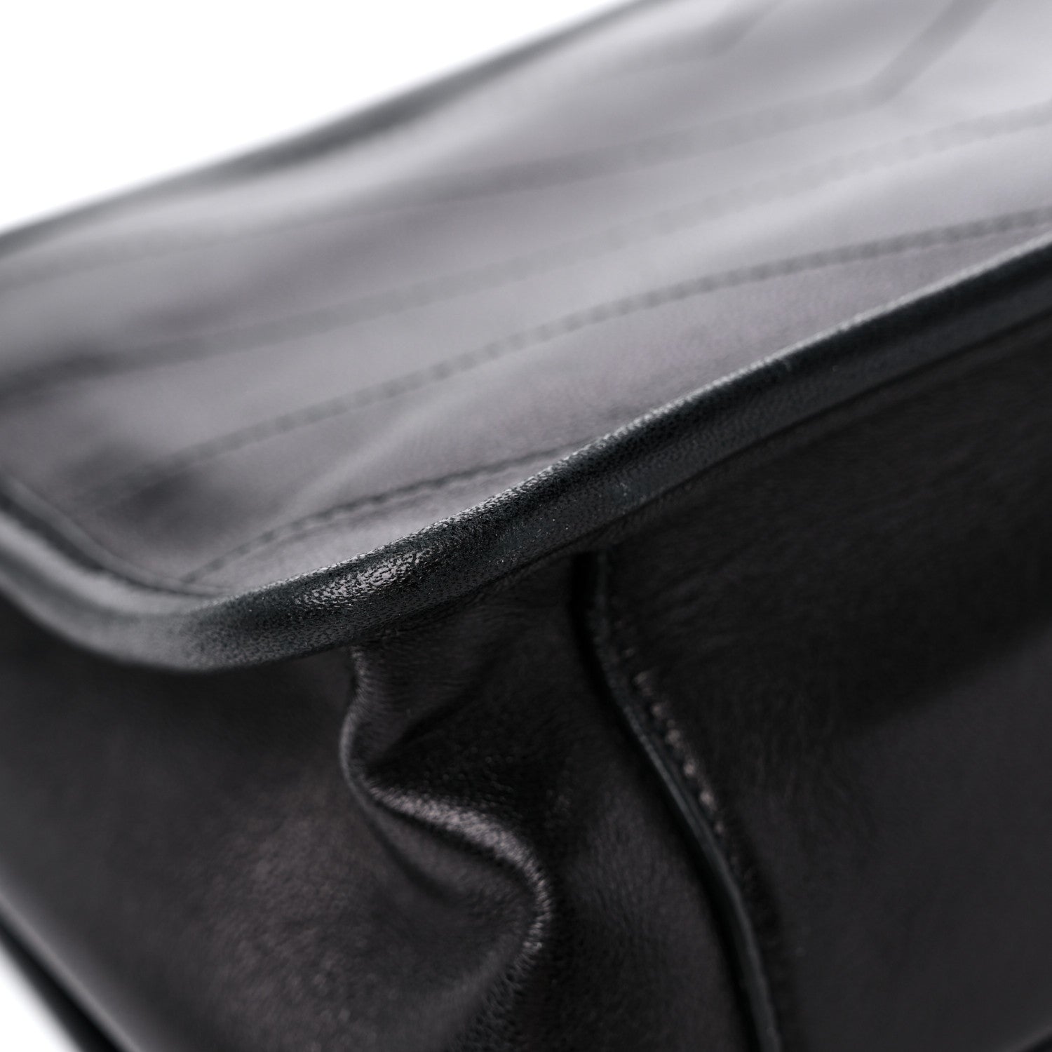 Saint Laurent Lambskin Matelasse Monogram Baby Niki Chain Satchel Black 10 of 12
