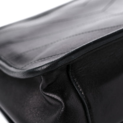 Saint Laurent Lambskin Matelasse Monogram Baby Niki Chain Satchel Black 10 of 12