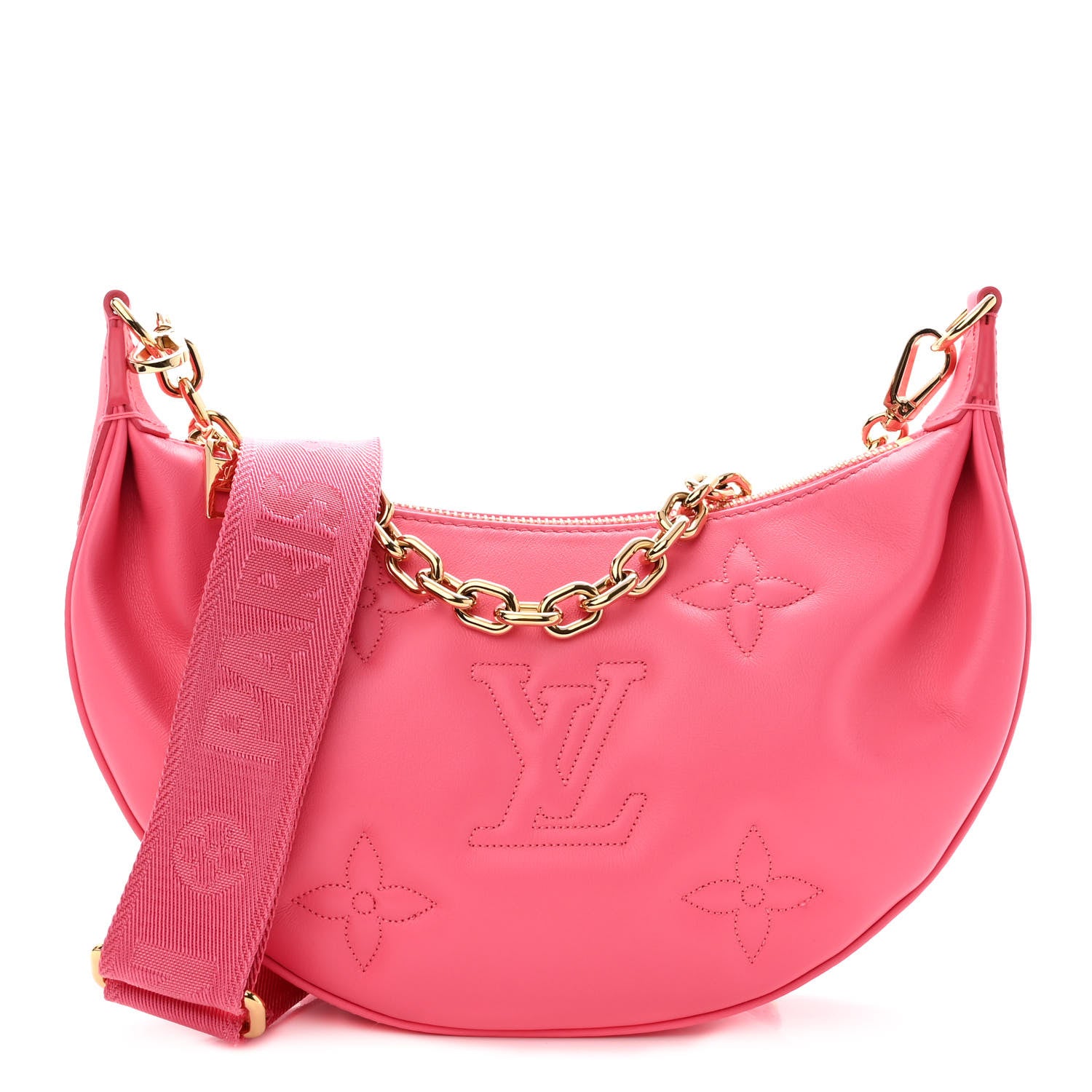 Louis Vuitton Calfskin Bubblegram Over The Moon Dragon Fruit 1 of 9