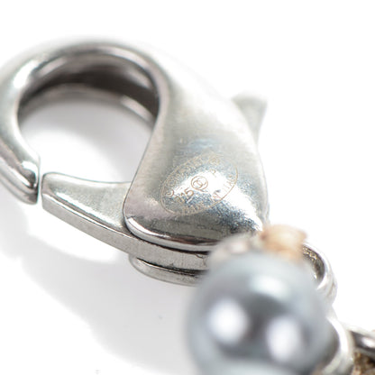 Chanel Pearl Bead CC Multistrand Bracelet Pearly Grey 4 of 4