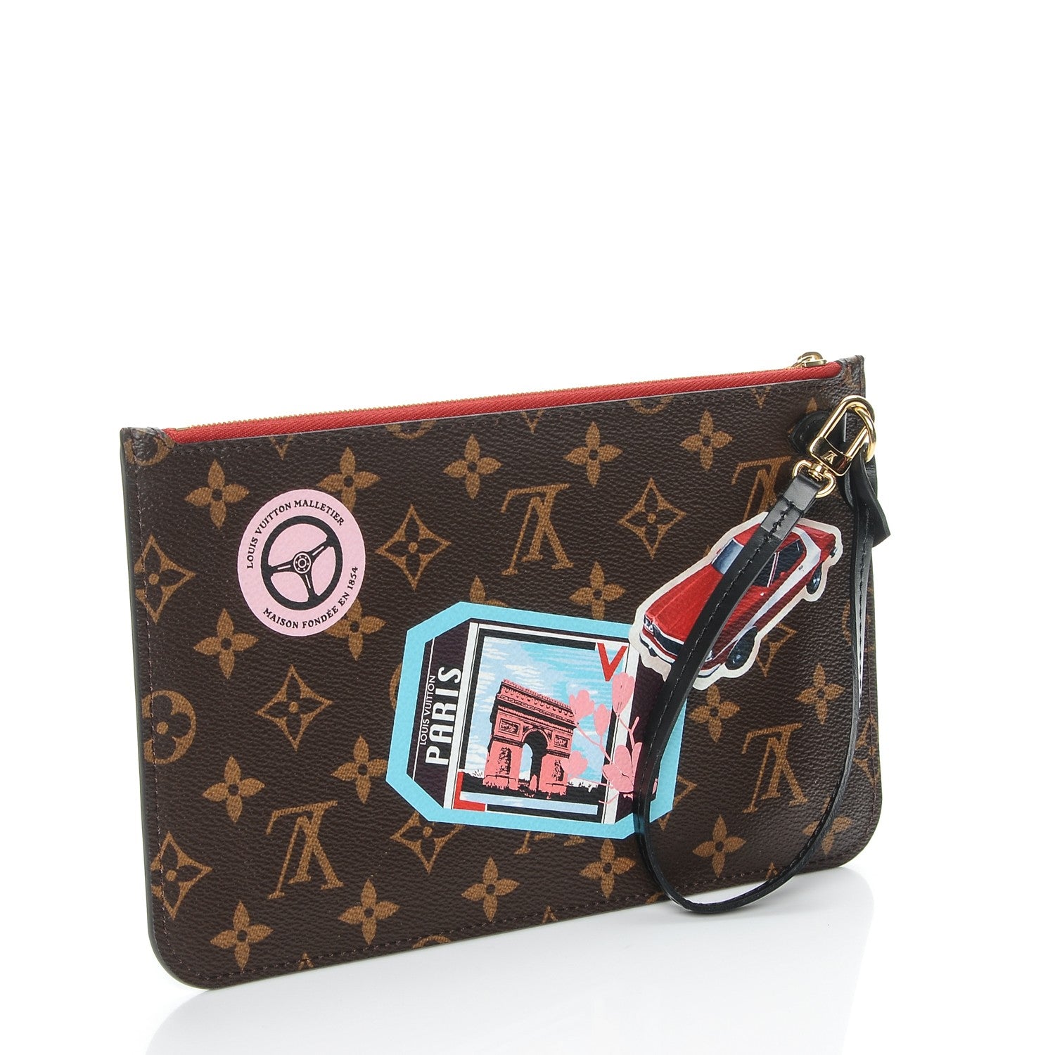 Louis Vuitton Monogram World Tour Neverfull MM GM Pochette 3 of 7
