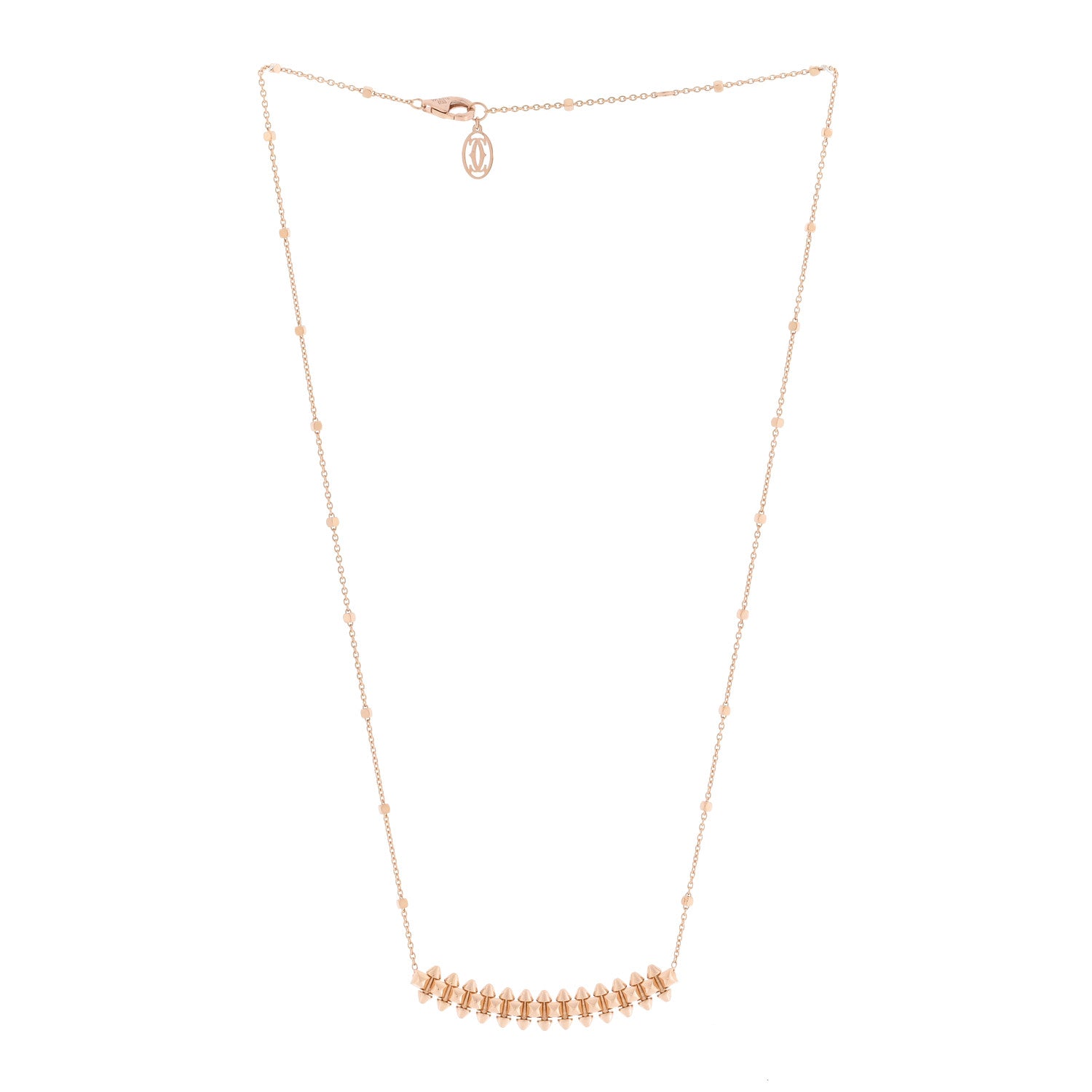 Cartier 18K Pink Gold Small Clash de Cartier Necklace 3 of 6