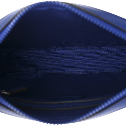 Gucci New Shanghai Calfskin Interlocking G Logo Camera Crossbody Bag Cobalt Blue Orange 5 of 10