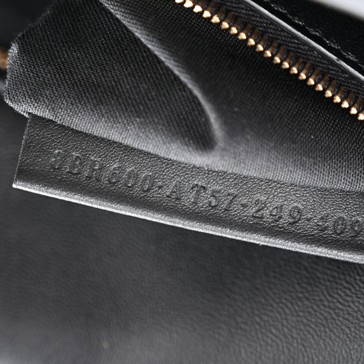 Nappa FF 1974 Embossed Baguette Black