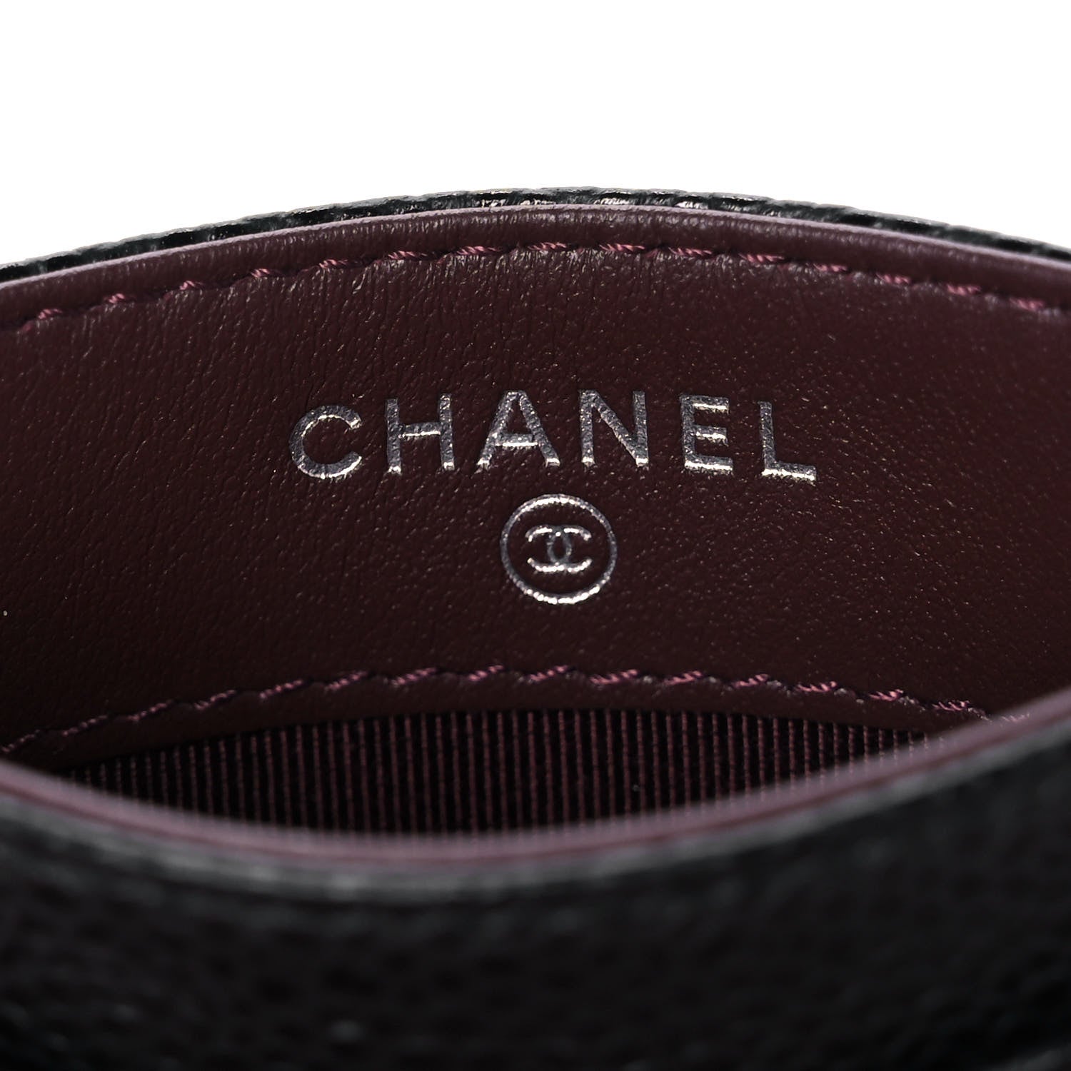 Chanel Caviar Quilted Card Holder Black 6 of 10