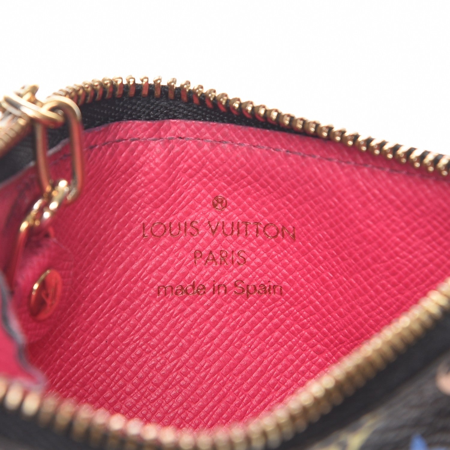 Louis Vuitton Monogram Multicolor Key Pouch Black Grenade 6 of 12