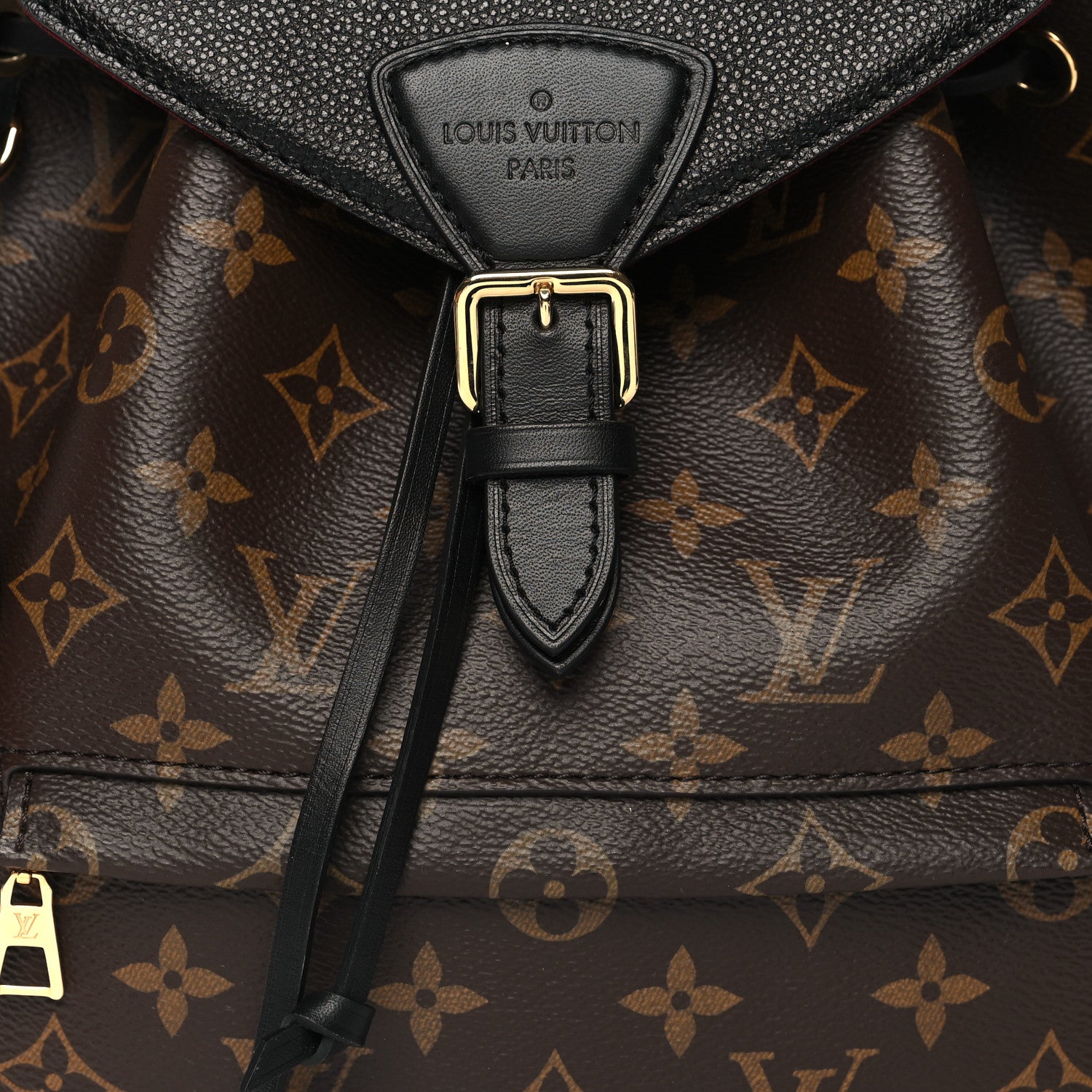 Louis Vuitton Monogram Montsouris PM Black 7 of 9