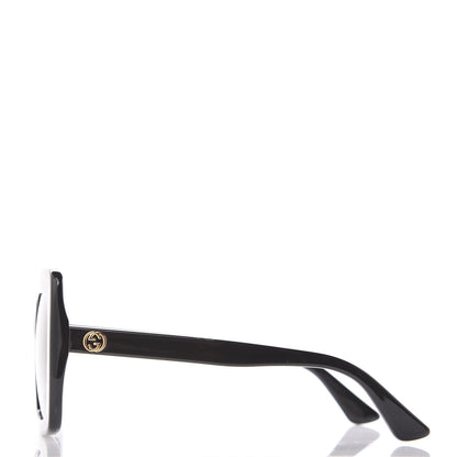 Gucci Acetate Oversize Sunglasses GG0328S Black 2 of 8