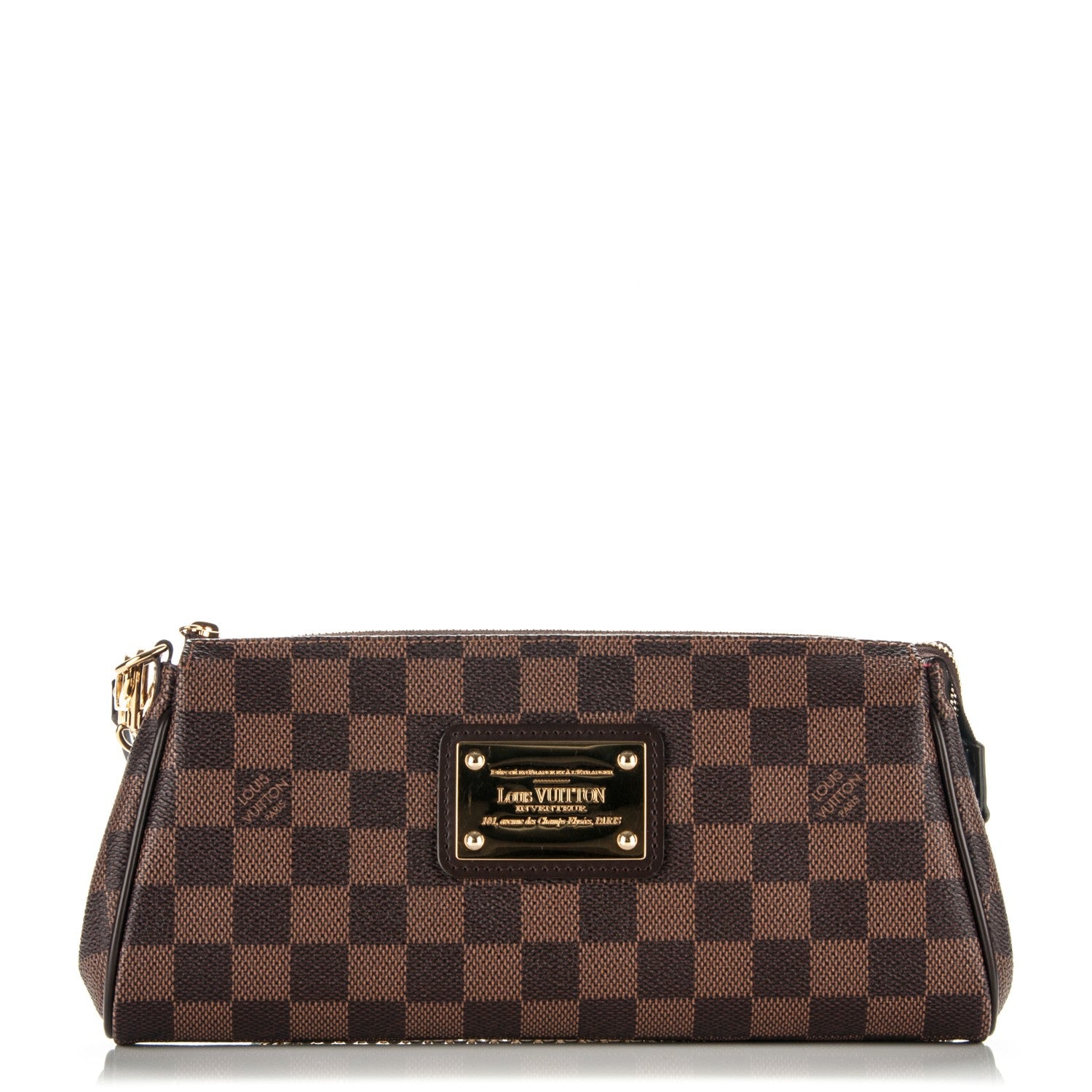 Louis Vuitton Damier Ebene Eva Clutch 1 of 5