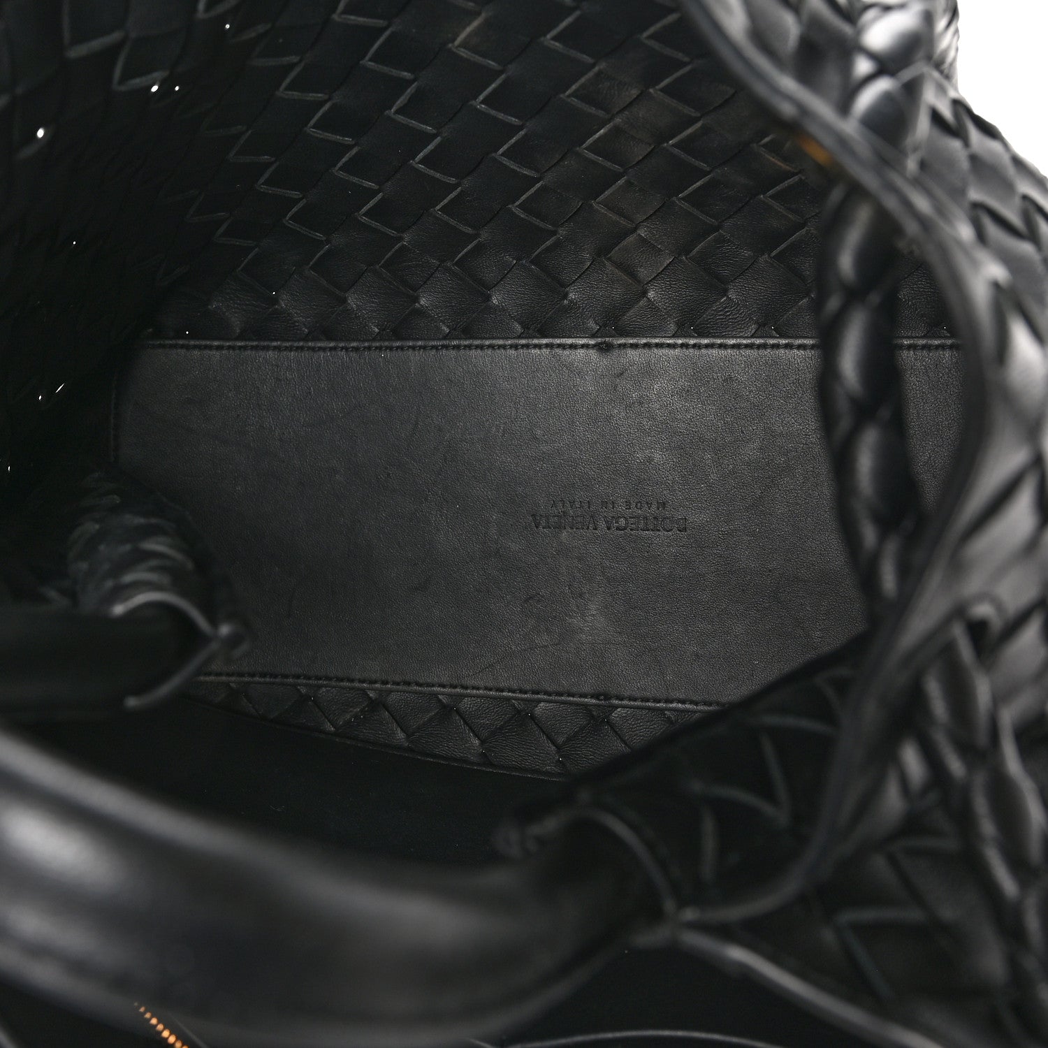 Bottega Veneta Nappa Intrecciato Medium Andiamo Shoulder Bag Black 5 of 9