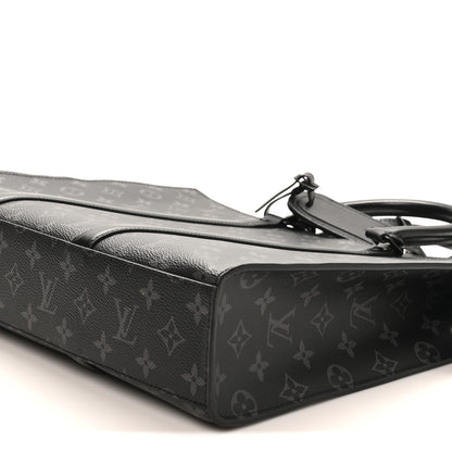 Louis Vuitton Monogram Eclipse Sac Plat Horizontal Zipper 9 of 9