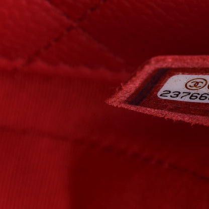 Chanel Caviar Quilted Large CC Box Shopping Tote Red 8 of 14