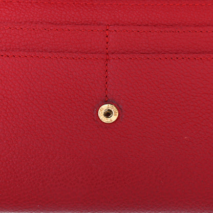 Louis Vuitton Empreinte Sarah Wallet Red Scarlet 9 of 9