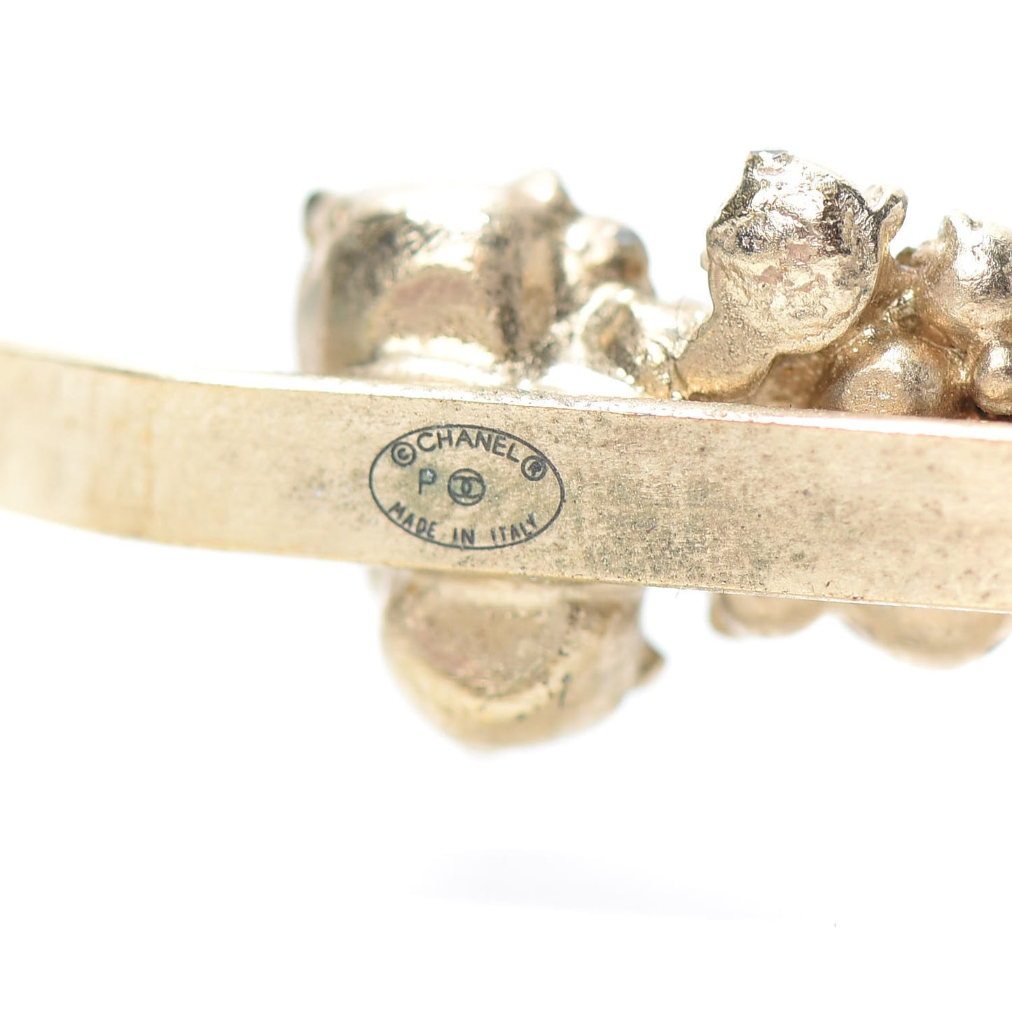 Pearl Crystal CC Headband Gold