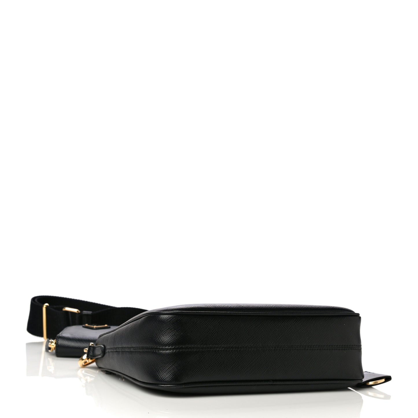Saffiano Lux Re-Edition 2005 Shoulder Bag Black