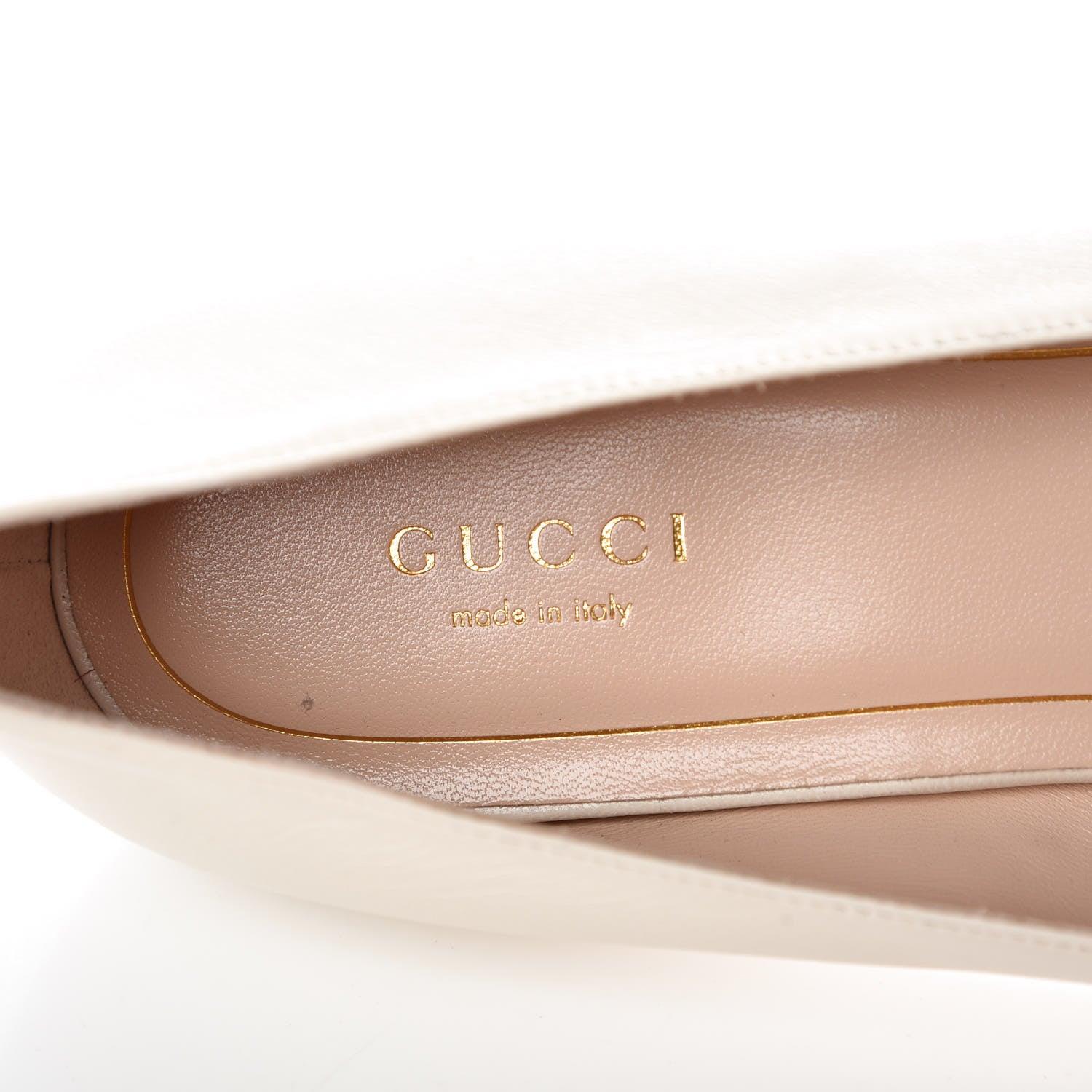 Gucci Malaga Kid Web Rose Bow Flats 41 White 7 of 9