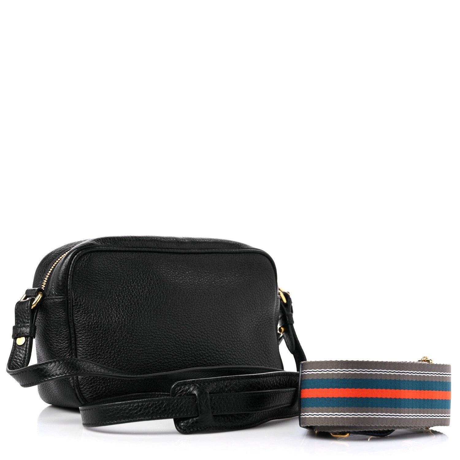 Prada Vitello Daino Camera Crossbody Black 3 of 10