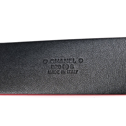 Chanel Calfskin CC Chain Belt 80 32 Red 5 of 6